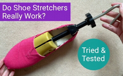 Do shoe stretchers work to make shoes bigger at home? My honest review (with video demo + before & after pics)