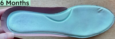 Removable hoff insole after 6 months wear