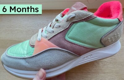 Side view of Hoff District sneaker after 6 months wear