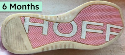 Hoff sneaker sole after 6 months wear