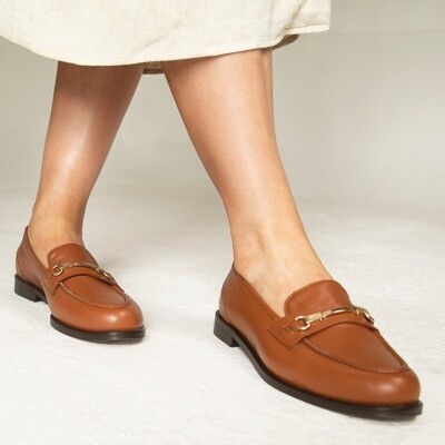 Mokkah wide fit Rosie loafers up to 46 eu