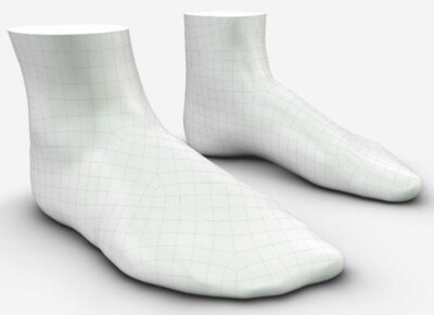 The 3D scans of my feet