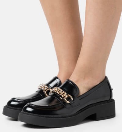 Anna Field chain loafers