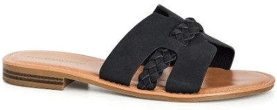 Wide slip-on sandals