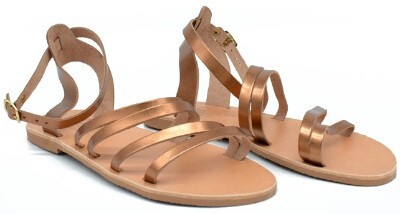 Wide greek sandals