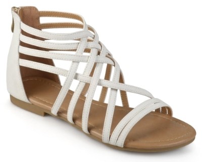 Wide vegan gladiator sandals