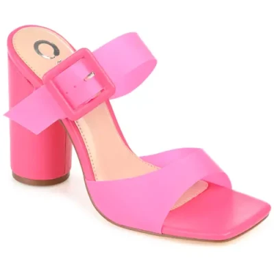 Journee Collection Luca vinyl heels up to size 12 us