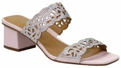 J Renee Keetana rhinestone sandals up to size 13 medium and wide