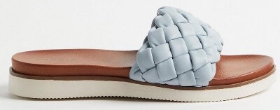 Extra wide braided slides