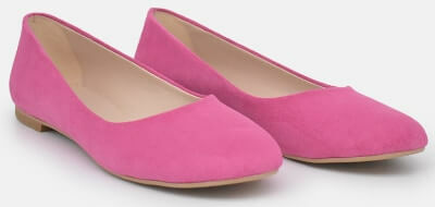 Belle & Lucy hot pink flat shoes for sizes 9-11 uk (43-45 eu)